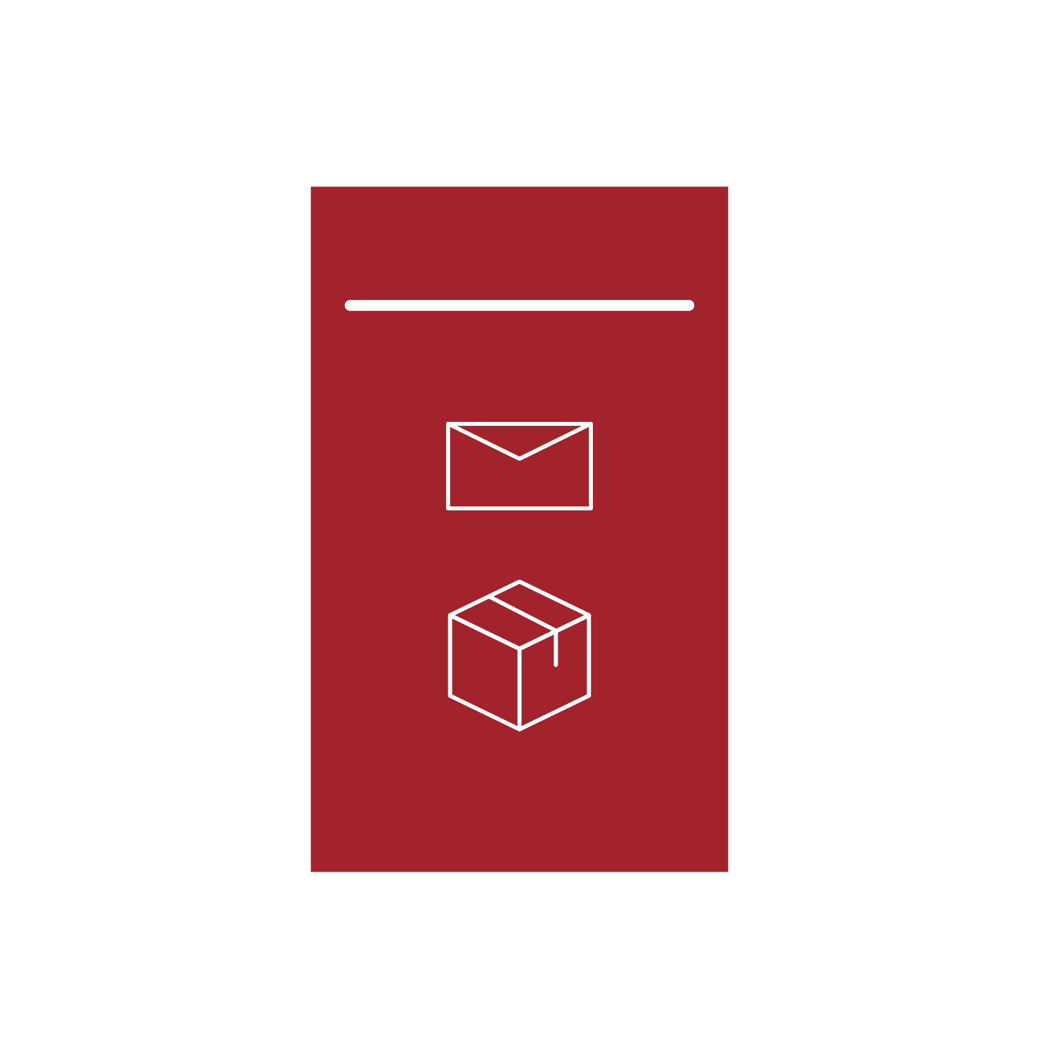  Paketbox mit Briefschlitz